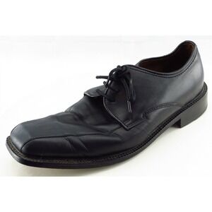 Bacco Bucci Shoes Size 9.5 M Black Derby Oxfords Leather Men
